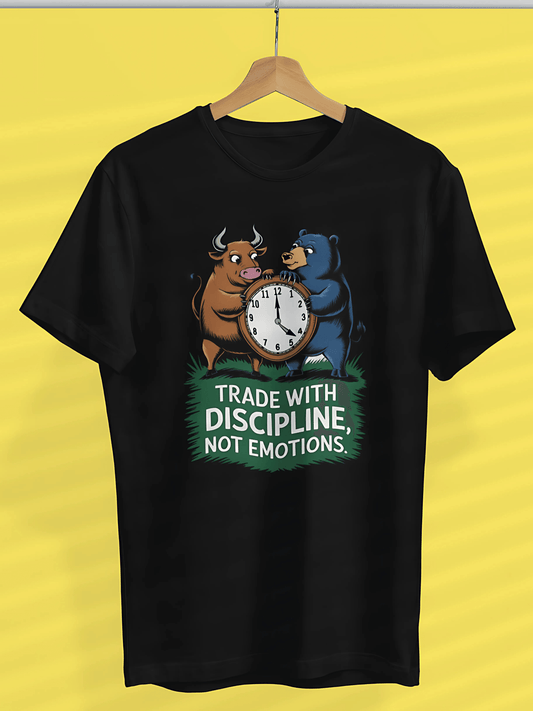 Trade With Discipline Not Emotions - Premium Unisex Tshirt