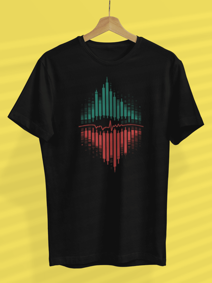 Candlesticks Heartbeat - Premium Unisex Tshirt