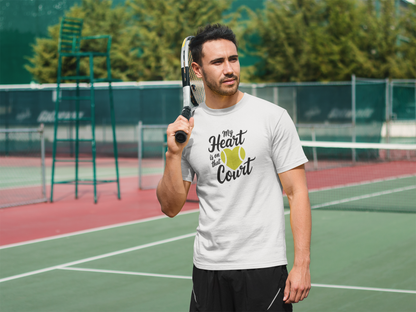 My heart is on that Court - Unisex Tshirt