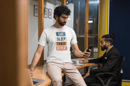 Eat Sleep Trade Repeat - Premium Unisex Tshirt