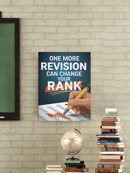 One More Revision -  NEET Poster with self adhesive strips