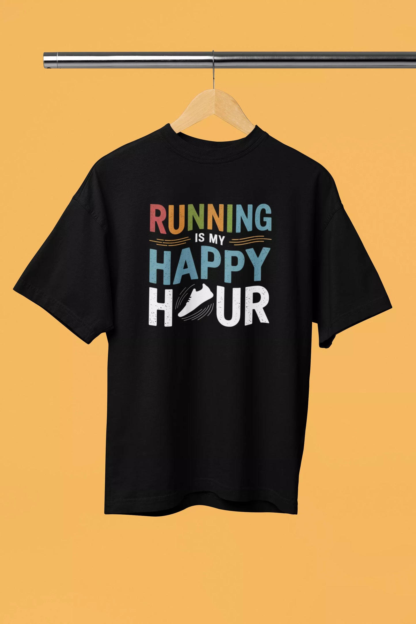 Running Is My Happy Hour - Premium Unisex Tshirt