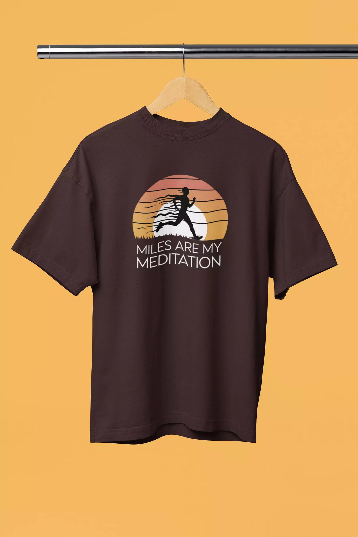 Miles are meditation Running - Unisex Tshirt