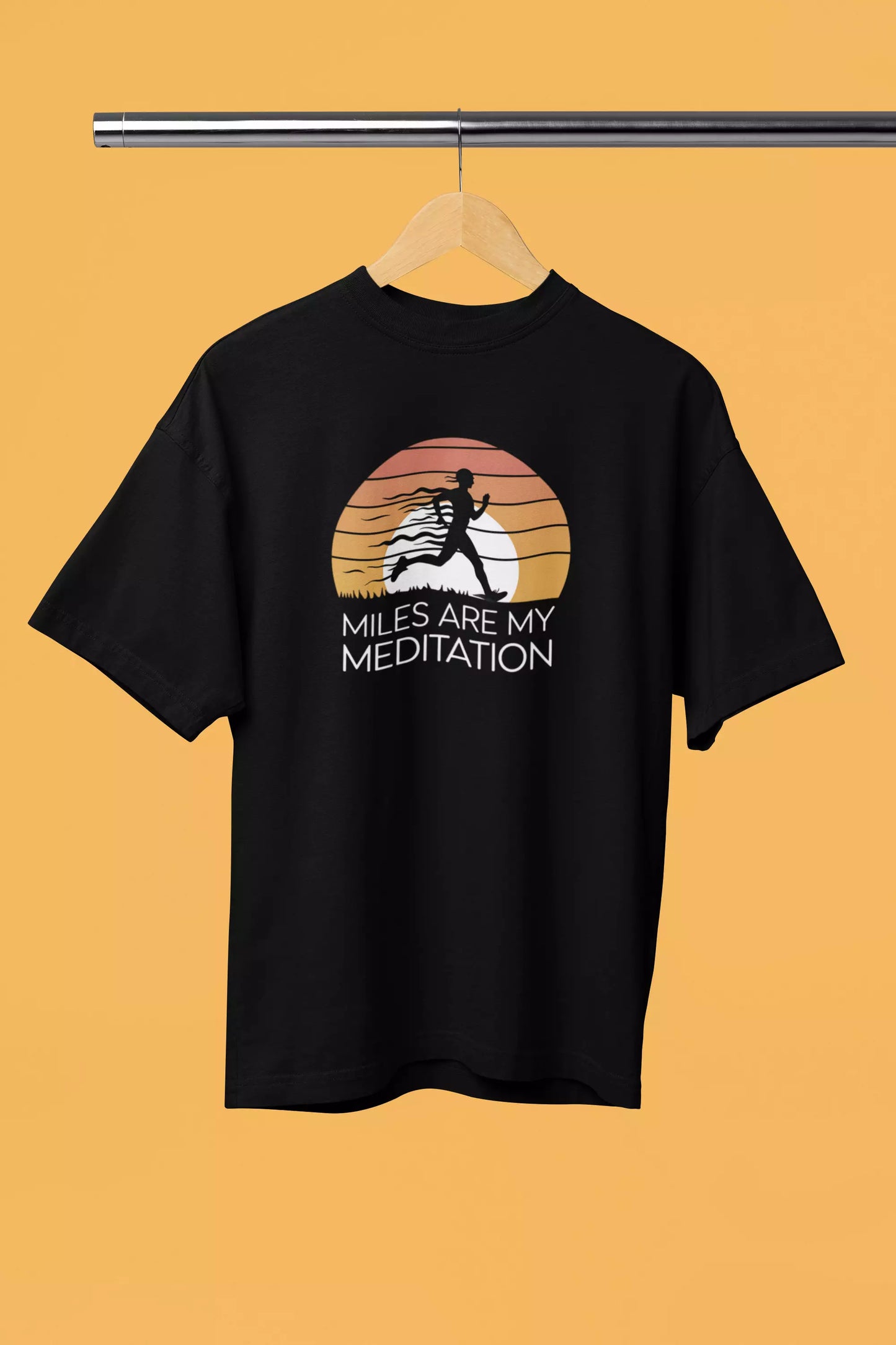 Miles are meditation Running - Unisex Tshirt