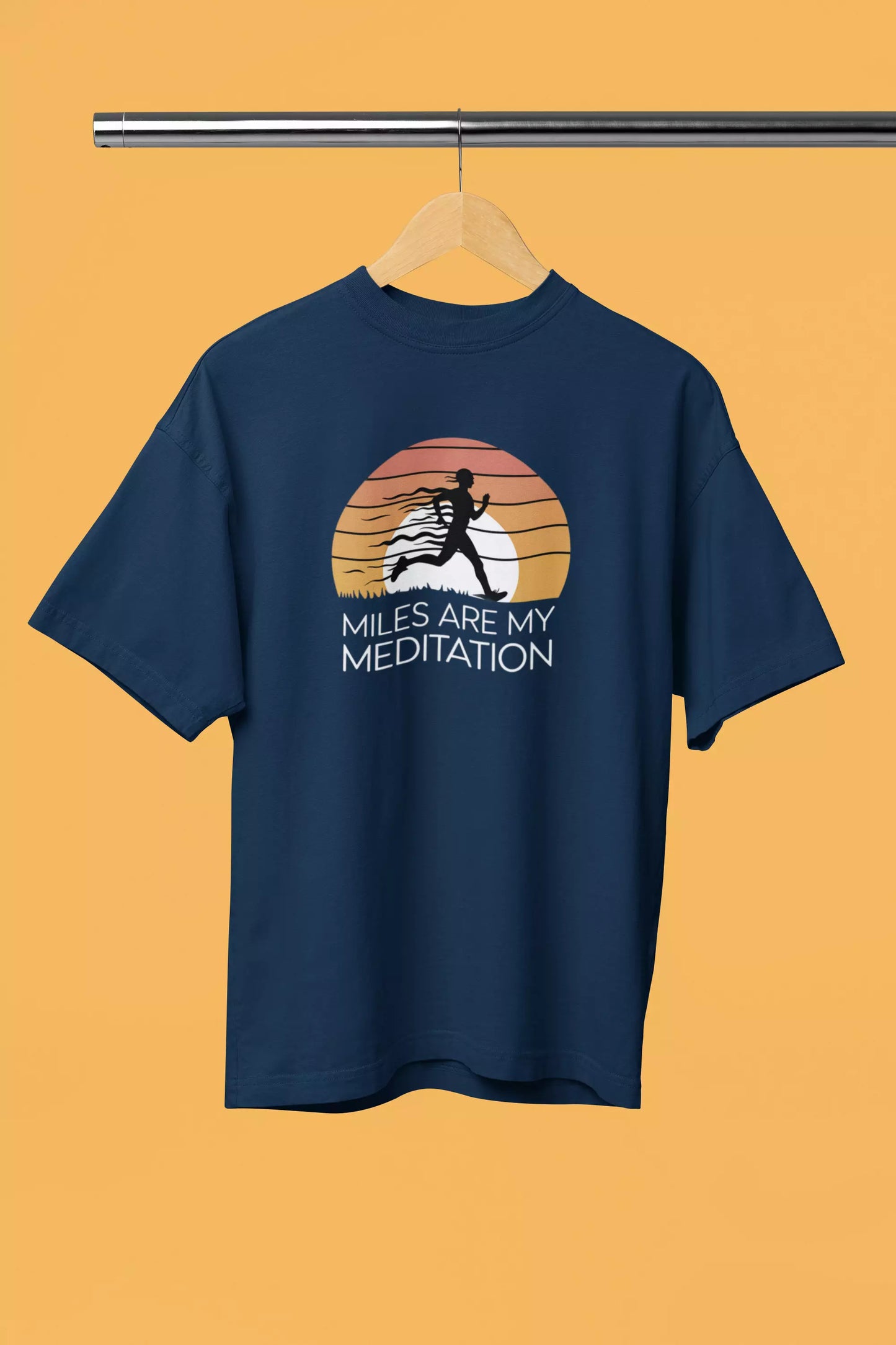 Miles are meditation Running - Unisex Tshirt
