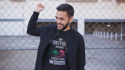 My Portfolio Speaks Louder Than Words - Premium Unisex Tshirt