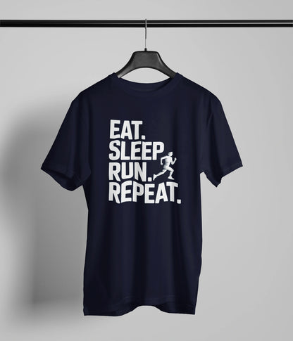 Eat sleep run repeat W tshirt