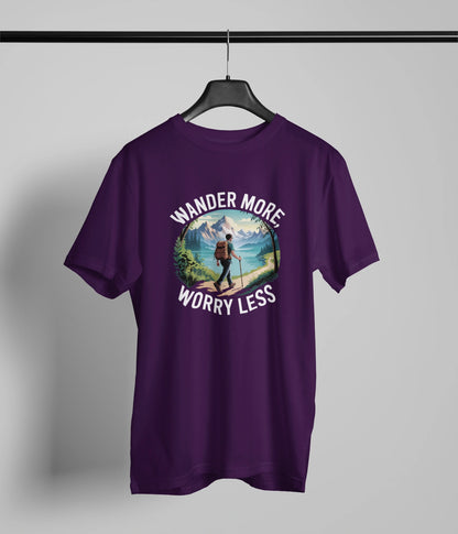 Wander more , worry less T-Shirt