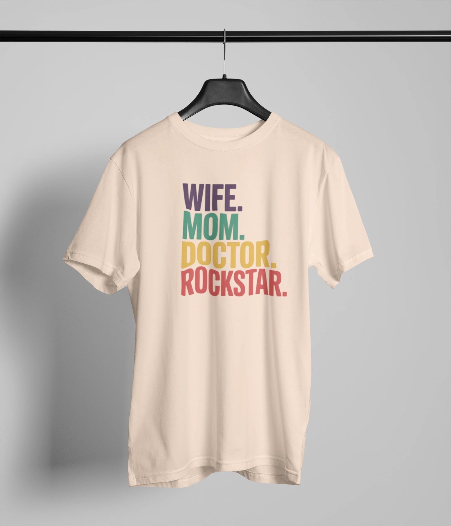 Wife mom doctor rockstar T-Shirt