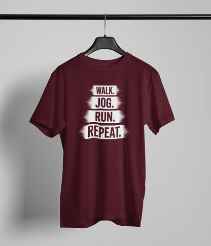 Walk jog run repeat T-Shirt