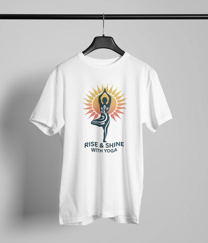 Rise and shine with yoga T-Shirt