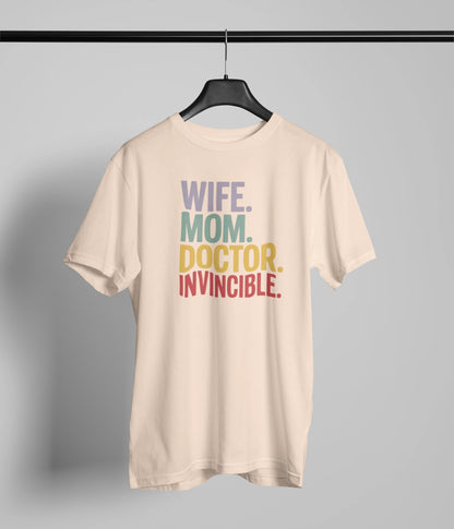 Wife mom doctor Invincible T-Shirt