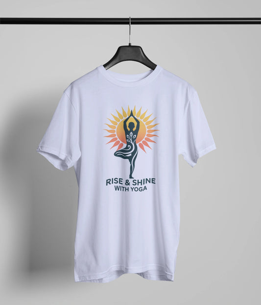 Rise and shine with yoga T-Shirt