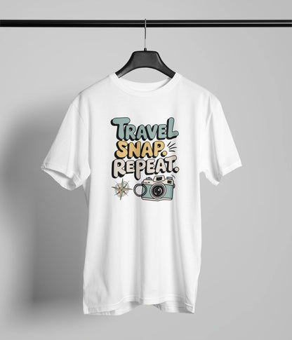 Travel snap repeat T-Shirt