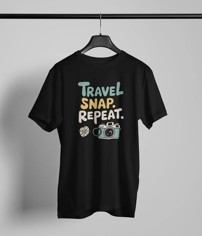 Travel snap repeat T-Shirt