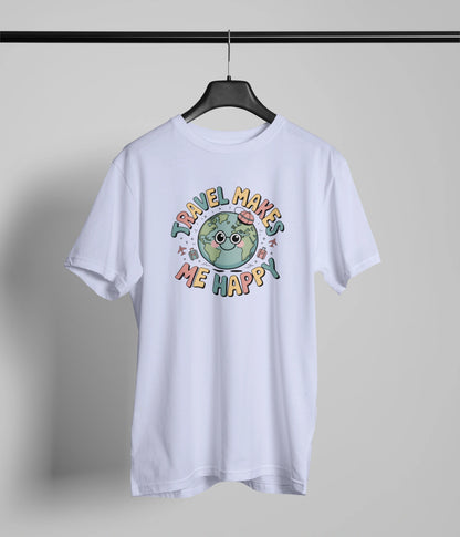Travel makes me happy T-Shirt