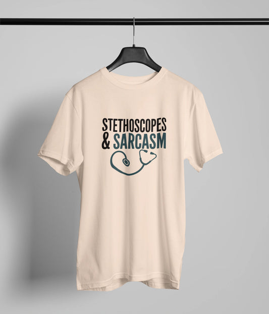 Stethoscope & Sarcasm T-Shirt
