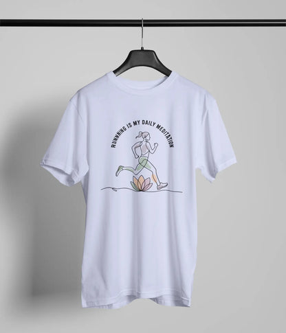 Running is my daily meditation 2 Tshirt