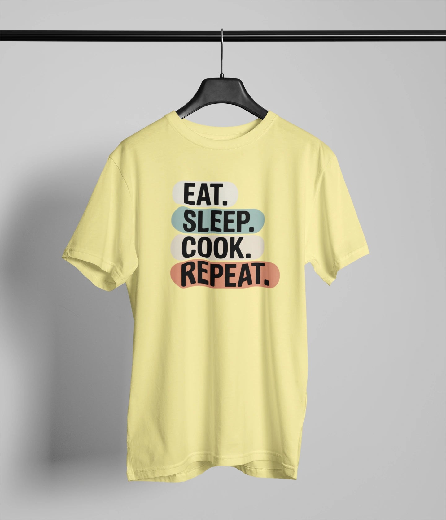 Eat sleep cook repeat. T-Shirt