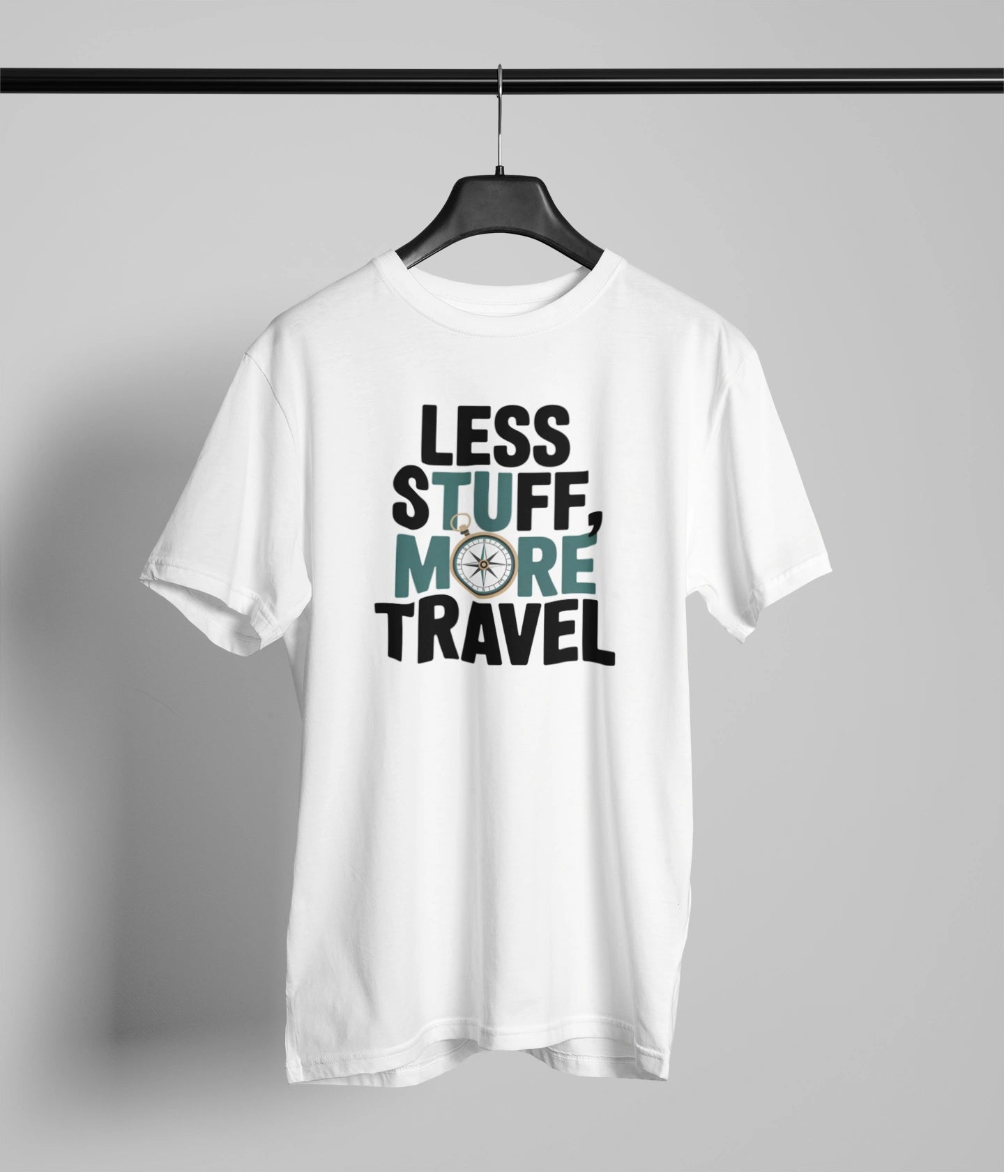 Less stuff more travel  T-Shirt