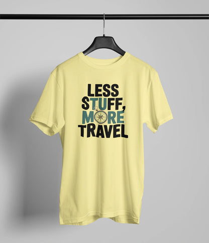 Less stuff more travel  T-Shirt