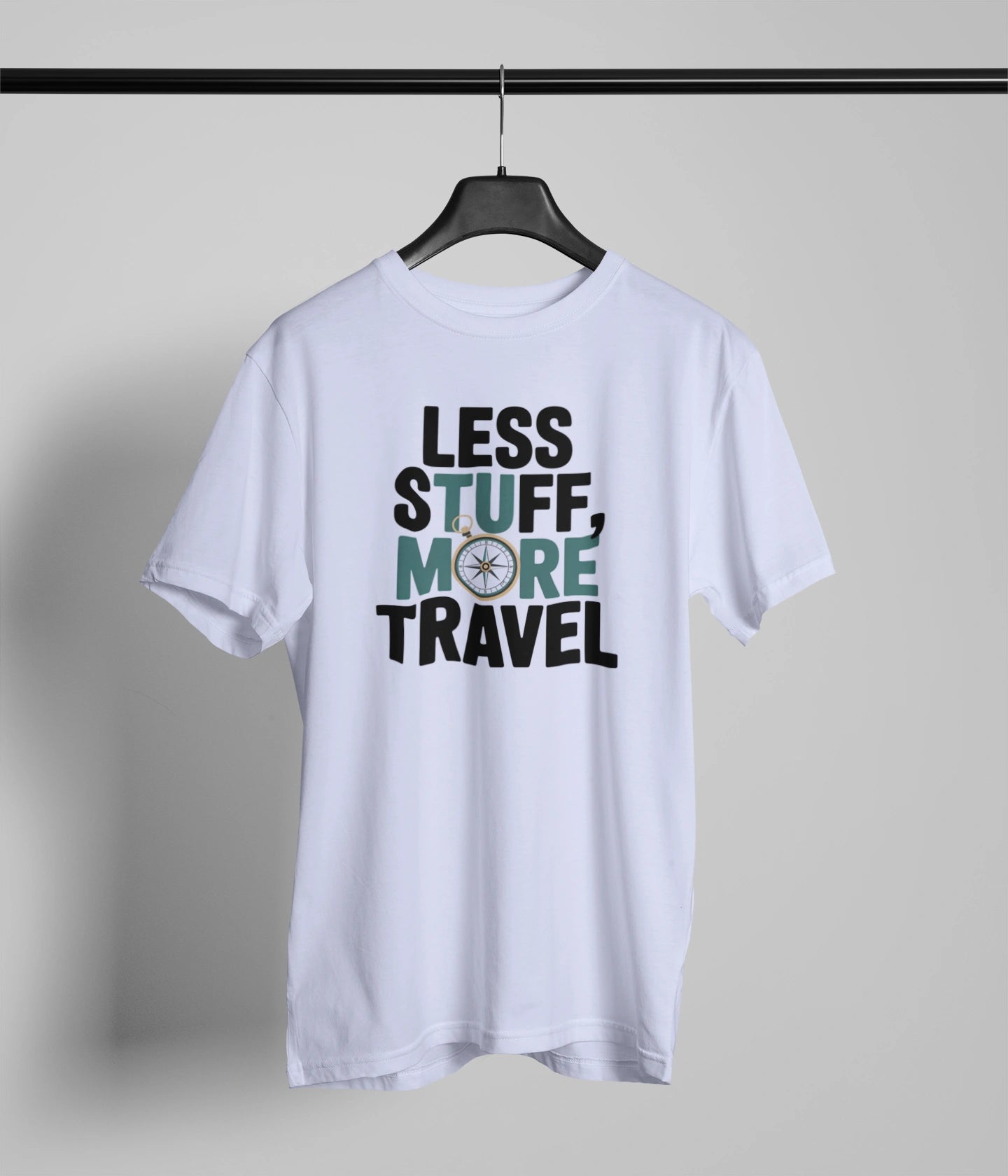 Less stuff more travel  T-Shirt
