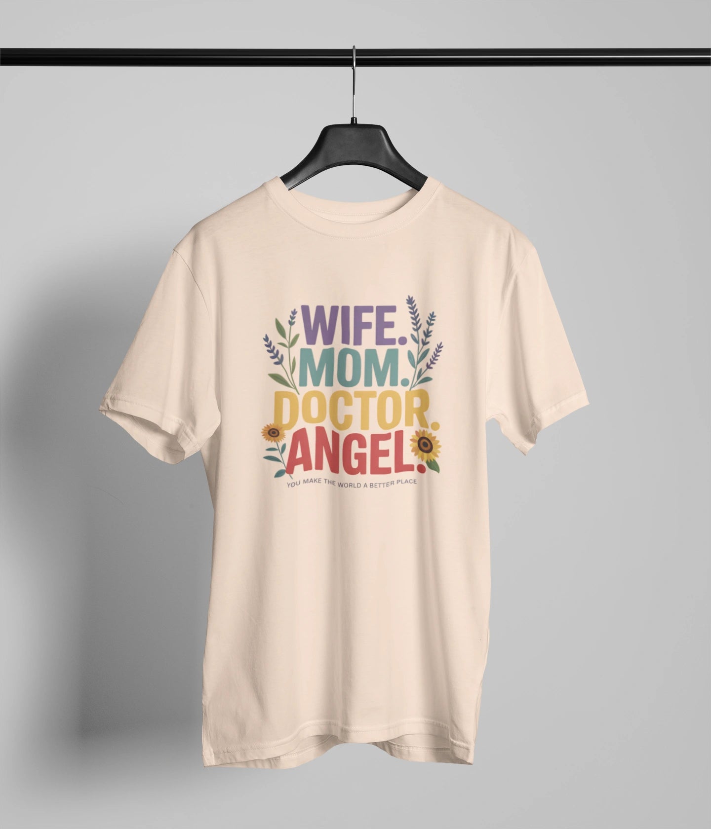 Wife mom doctor angel T-Shirt