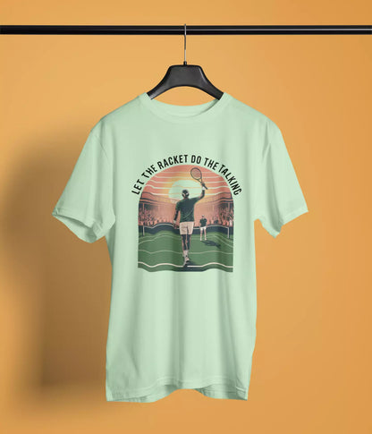 Let the racket do the talking - Unisex tshirt