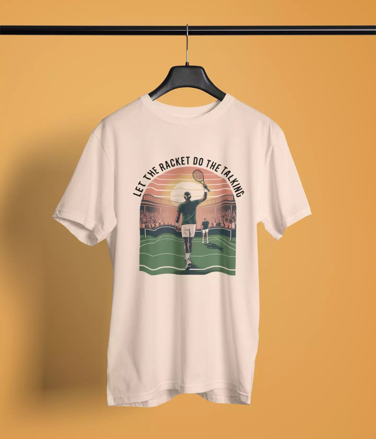 Let the racket do the talking - Unisex tshirt