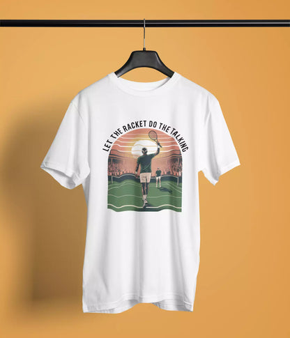 Let the racket do the talking - Unisex tshirt