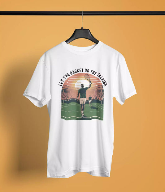 Let the racket do the talking - Unisex tshirt