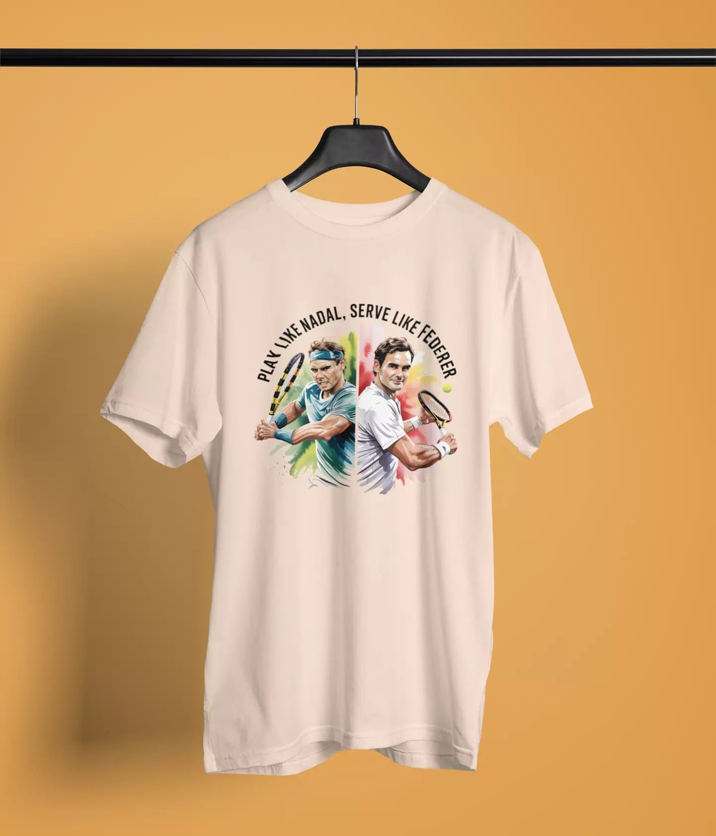 Play like Nadal , Serve like Federer - Tshirt