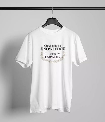 Crafted by knowledge Tshirt