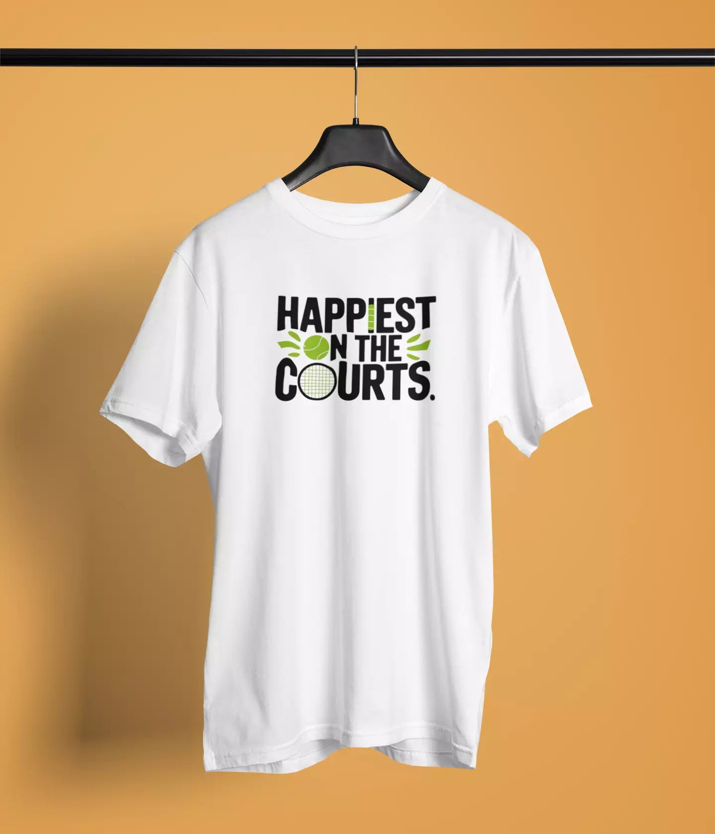 Happiest on the court - Unsex Tshirt