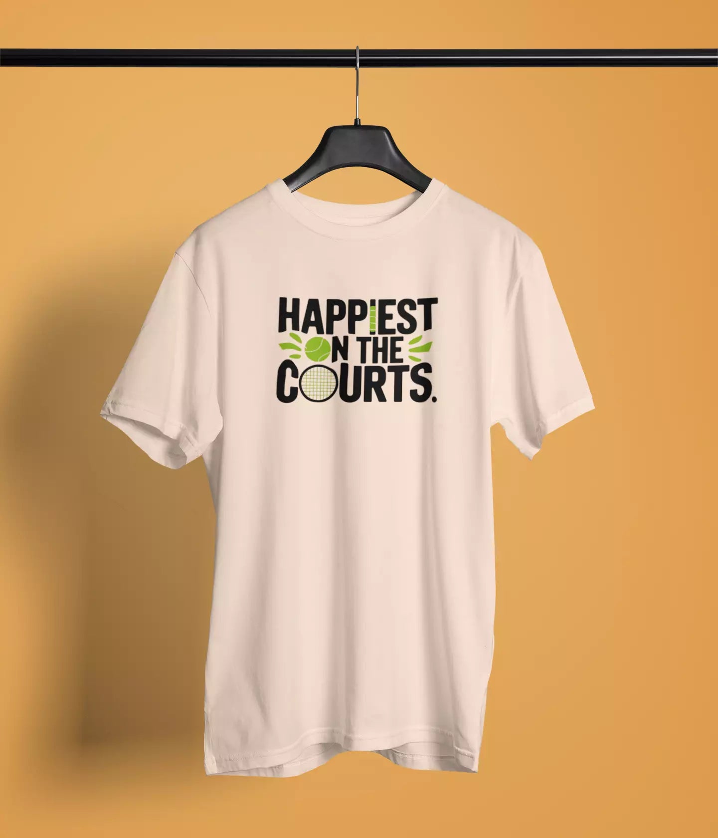 Happiest on the court - Unsex Tshirt