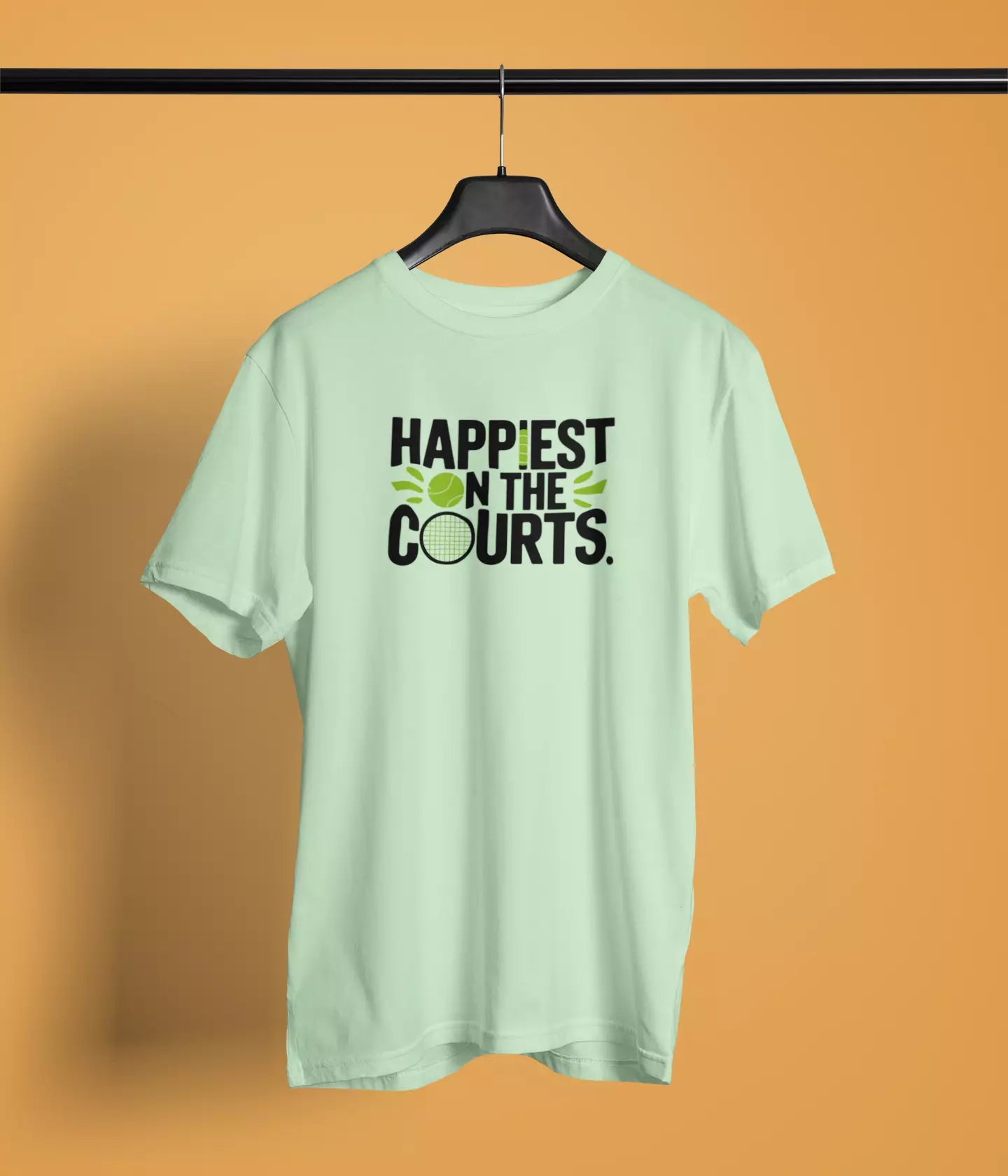 Happiest on the court - Unsex Tshirt