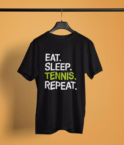 Eat Sleep Tennis Repeat - Unisex Tshirt