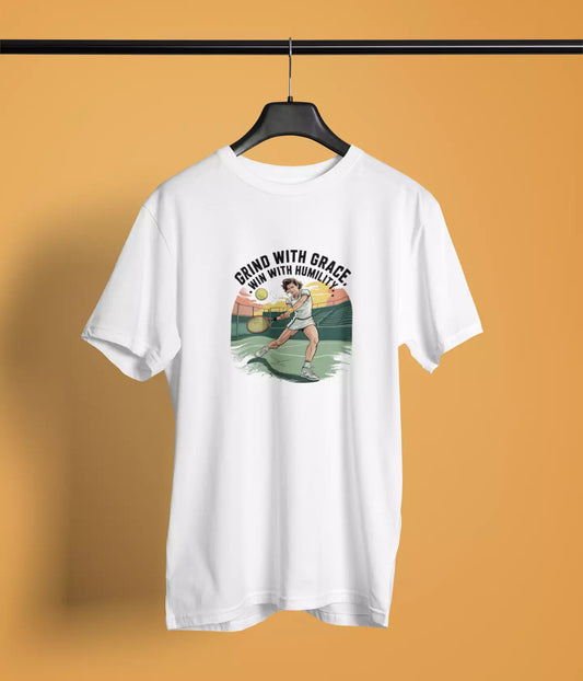 Grind with grace, Win with Humility - Unisex Tshirt