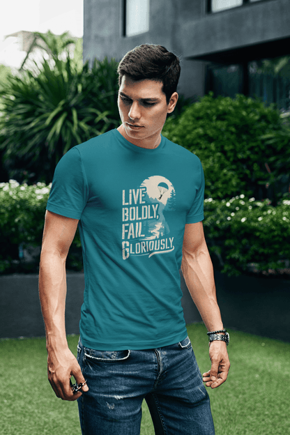Live Boldly Fail Gloriously - Premium Unisex Tshirt
