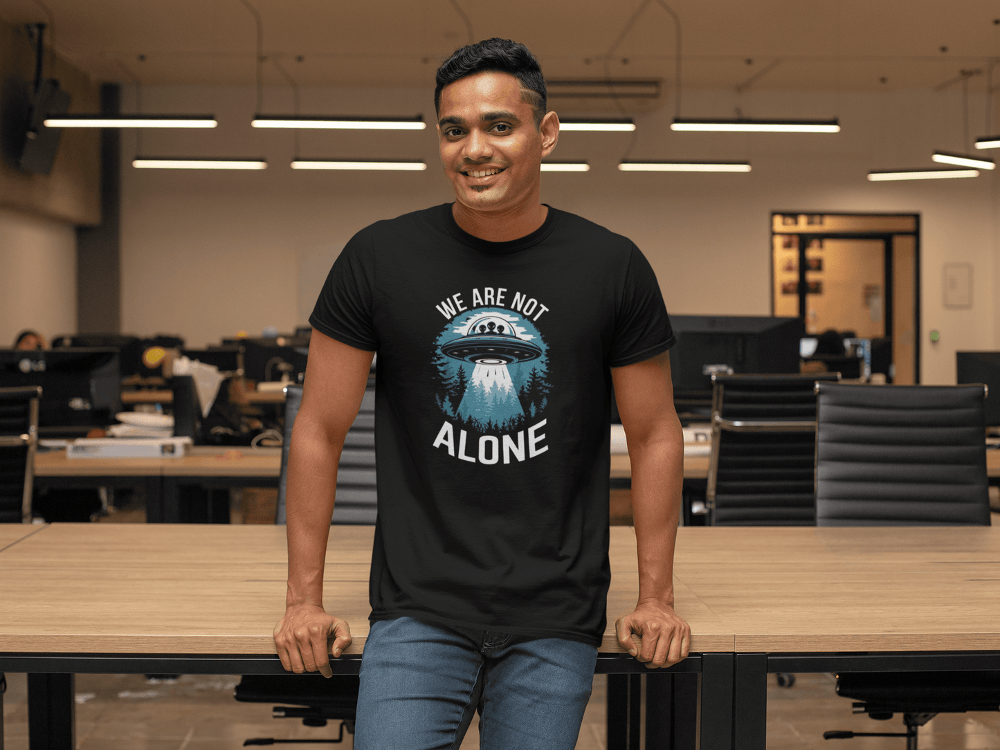 We Are Not Alone - Premium Unisex Tshirt