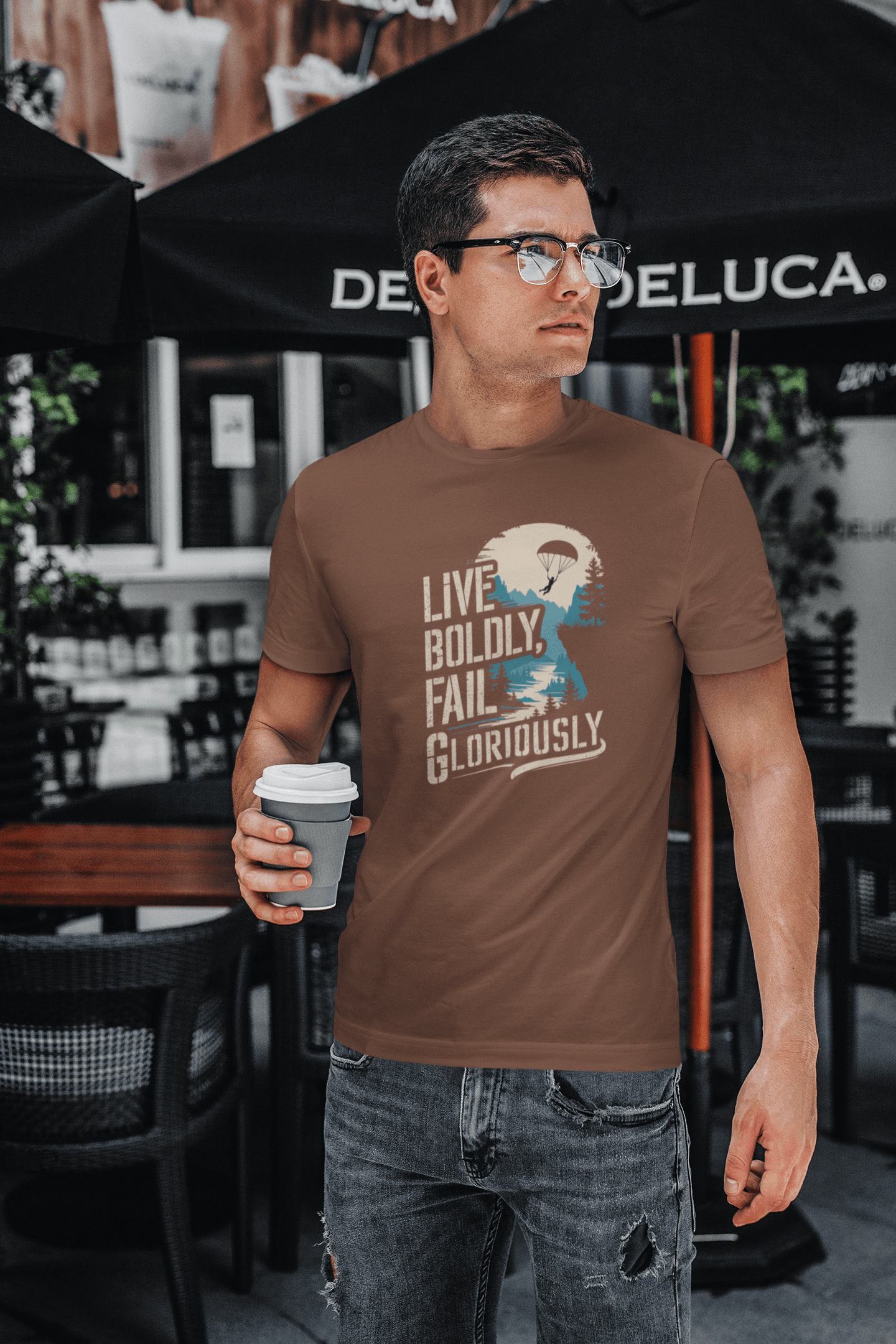 Live Boldly Fail Gloriously - Premium Unisex Tshirt
