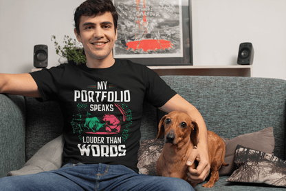 My Portfolio Speaks Louder Than Words - Premium Unisex Tshirt