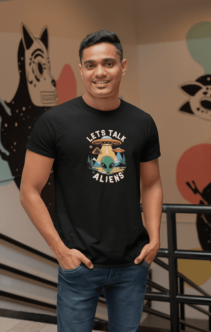 Lets Talk Aliens - Premium Unisex Tshirt