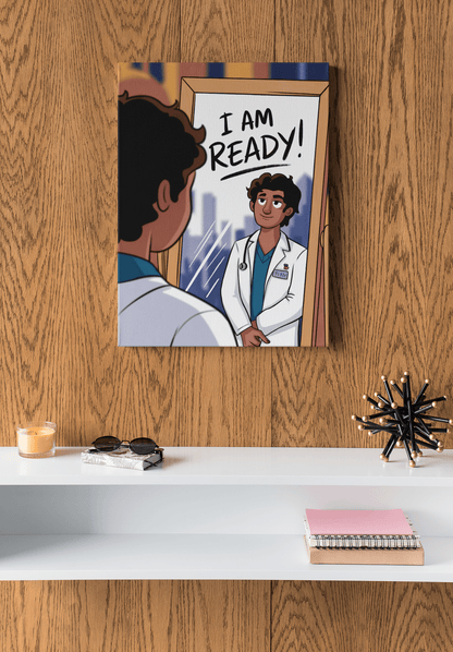 I Am Ready - NEET Poster with self adhesive strips